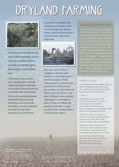 Dryland Farming exhibit panel