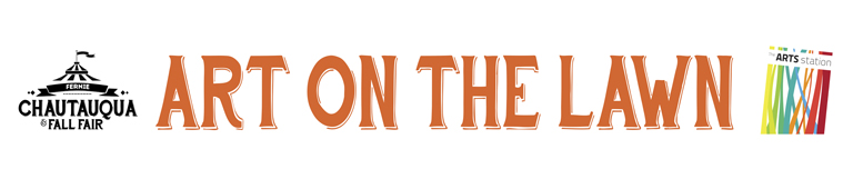 Fernie Museum: outdoor banner for the Chautauqua & Fall Fair Art on the Lawn event.